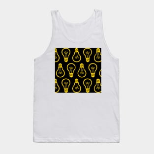 Lightbulb Yellow Pattern Tank Top